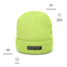 Carica l'immagine nel visualizzatore di Gallery, Berretto in maglia a coste